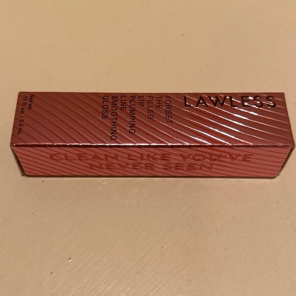 Lawless Forget the Filler Lip Plumping Line Smoothing Lip Gloss Violet Bloom NEW - Picture 1 of 7